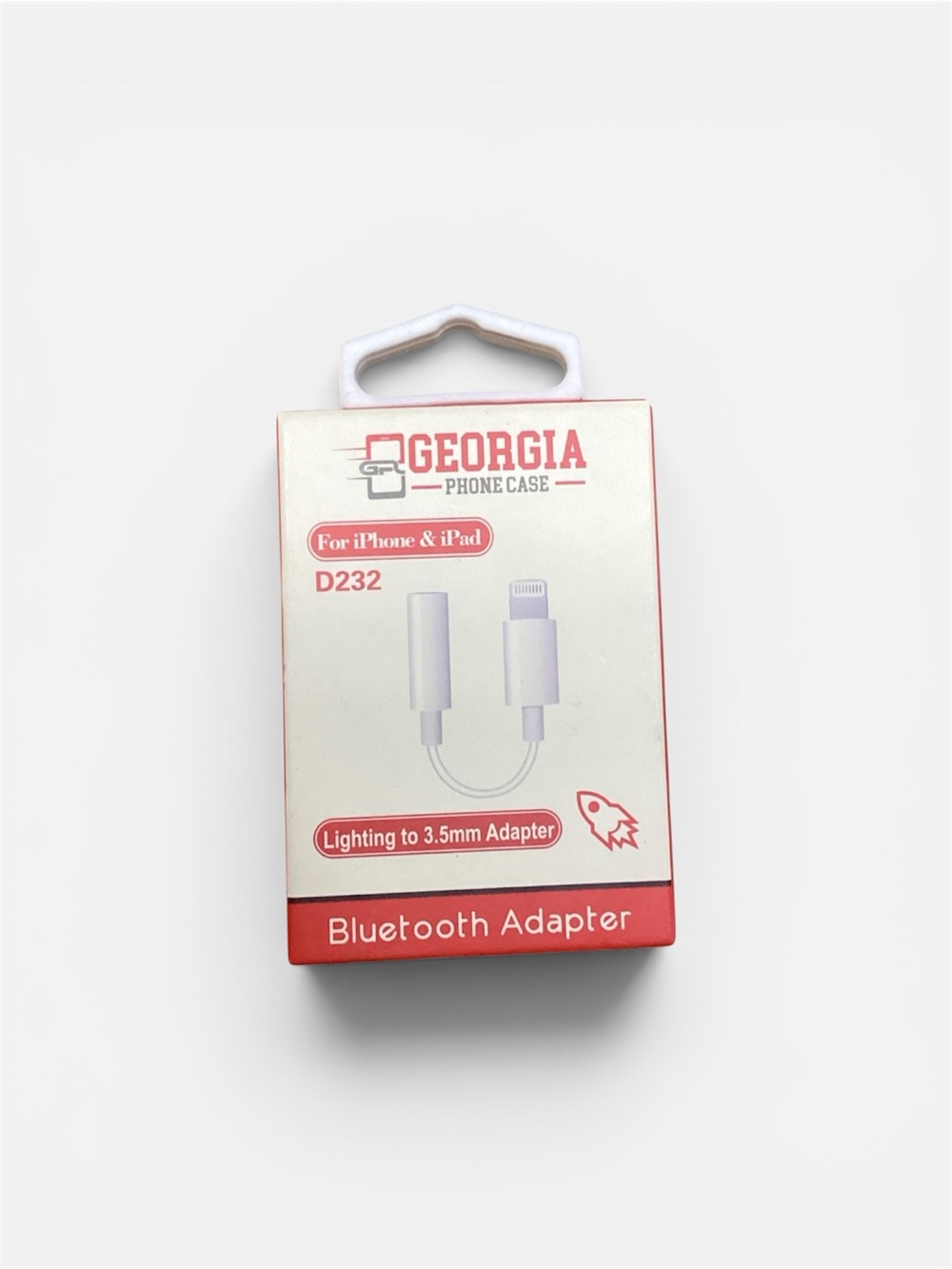 Georgia Lightning to 3.5mm Bluetooth Adapter - White
